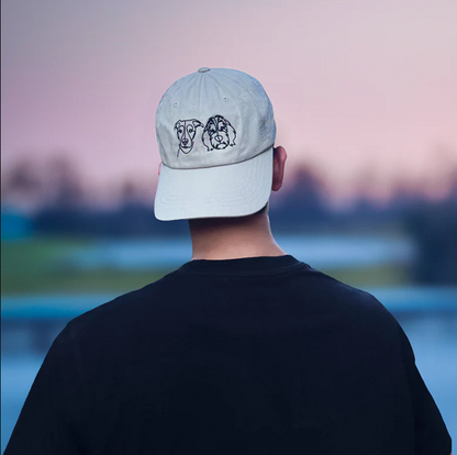 Custom Embroidered Cap – From Your Pet Photo