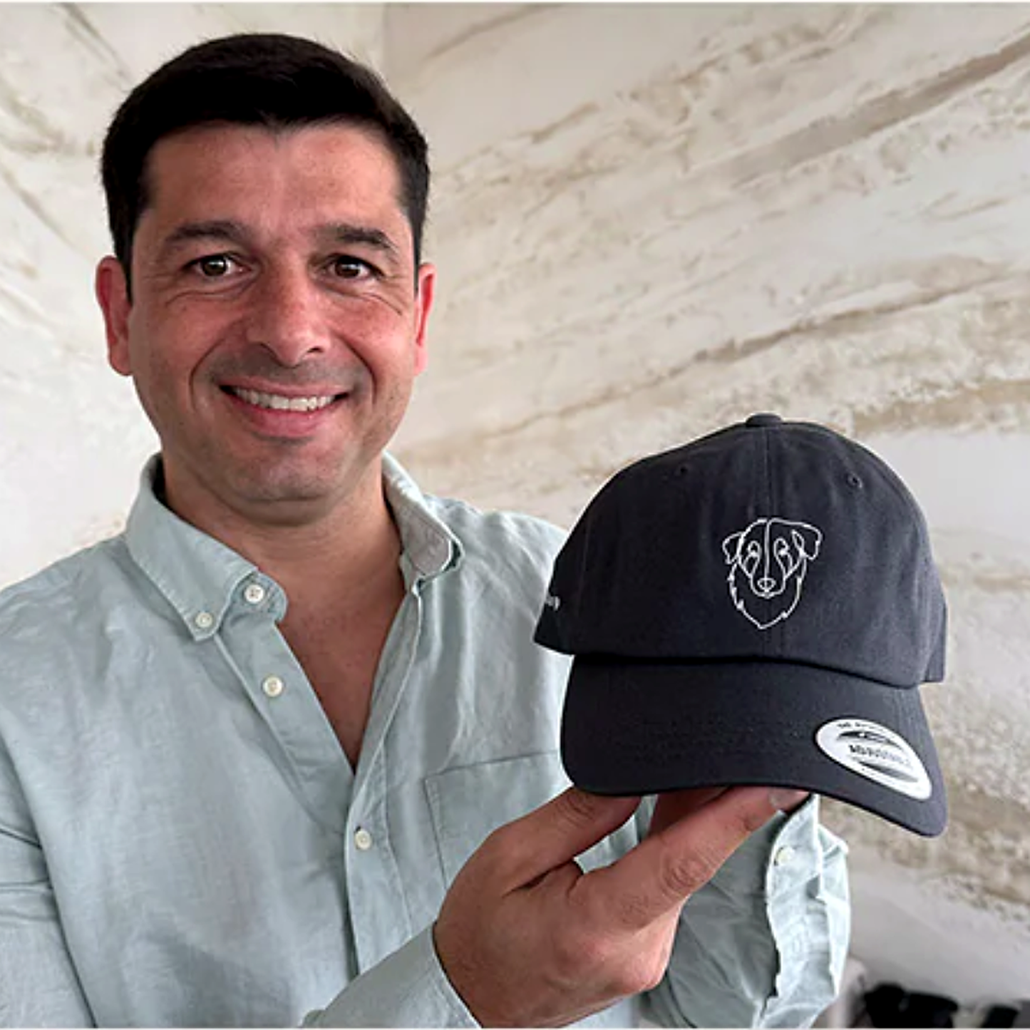 Custom Embroidered Cap – From Your Pet Photo