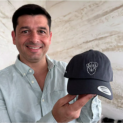 Custom Embroidered Cap – From Your Pet Photo