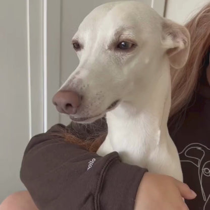 Custom Embroidered Dog Line Art – From Photo